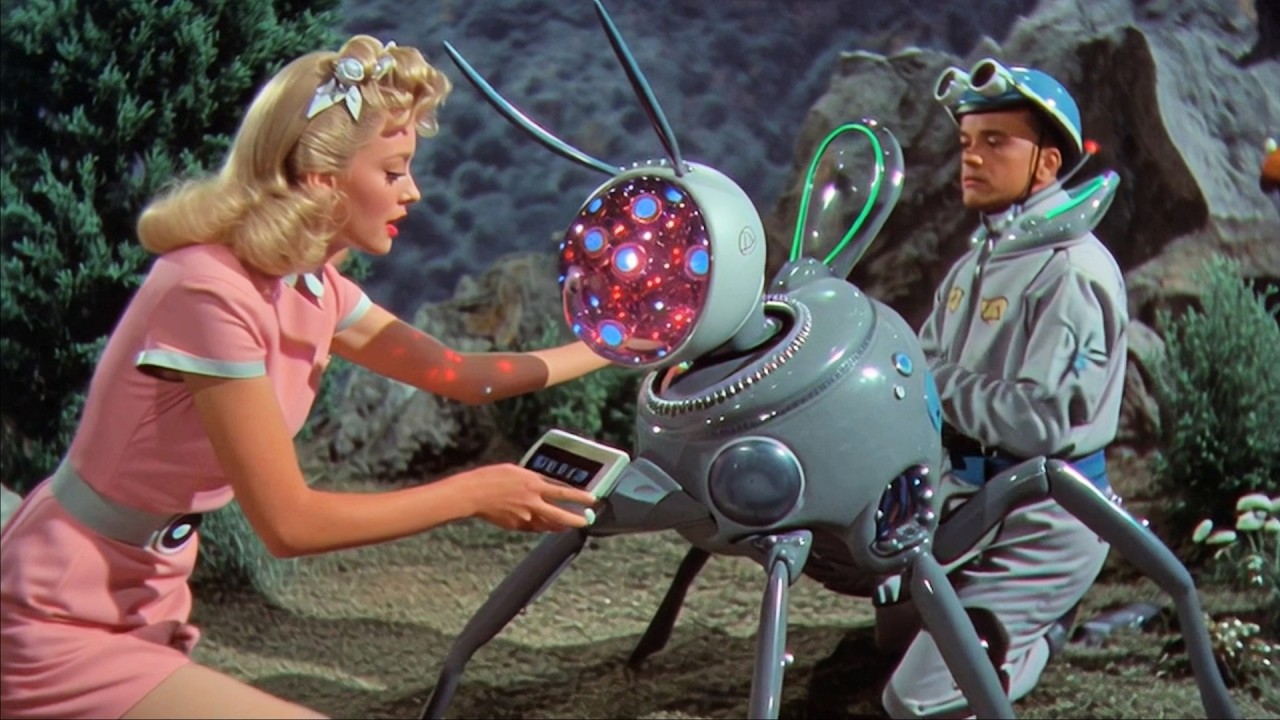 Eine Stunde retro-futuristische Weltraumforschung