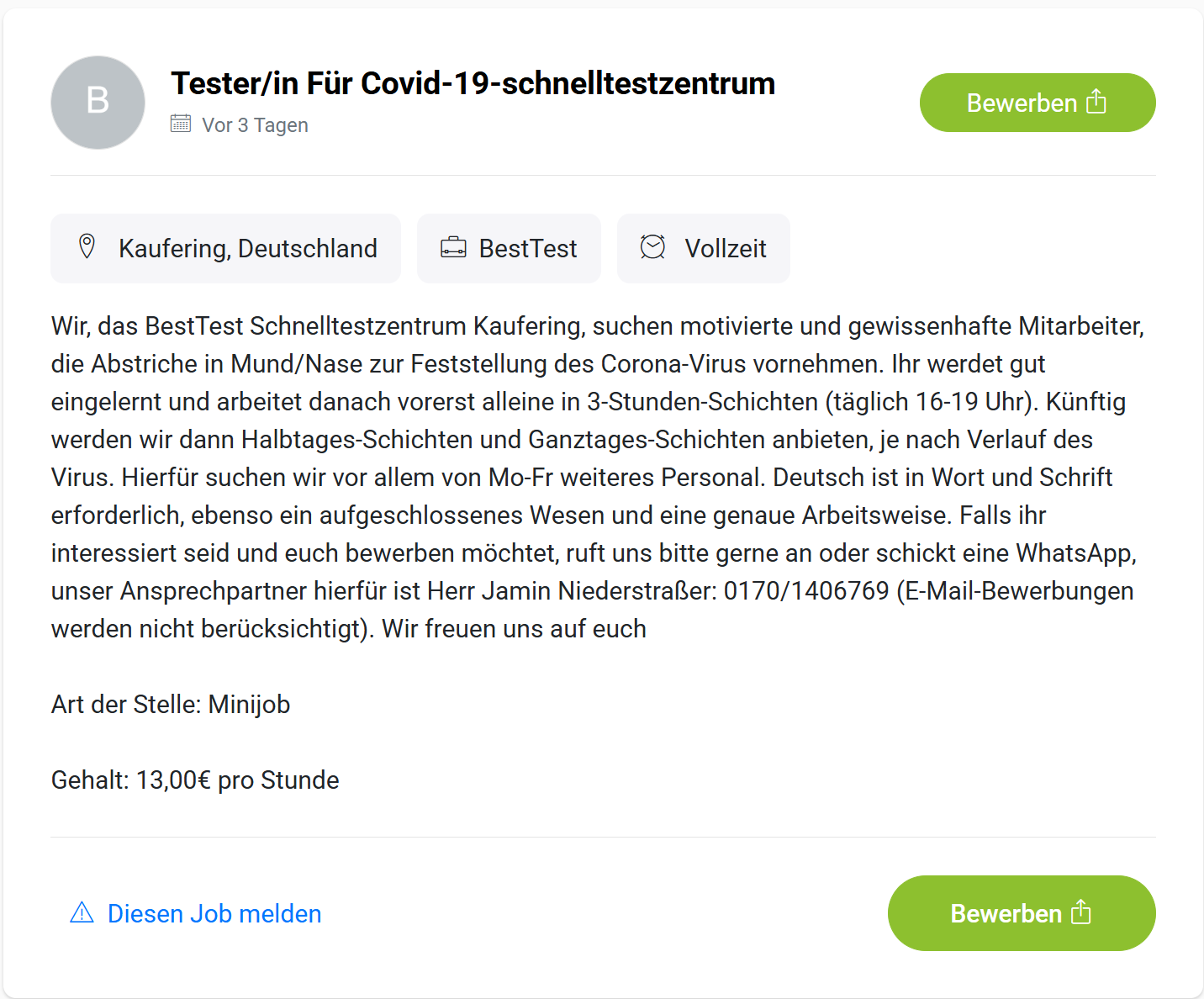 Corona-Tester gesucht - Steht der Wahnsinn wieder auf Start?