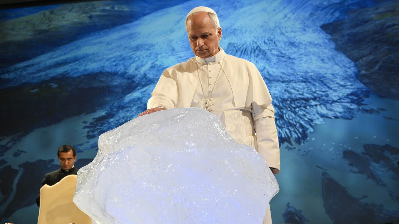 Klimareligion deluxe: Papst segnet Eisblock – Klima gerettet!