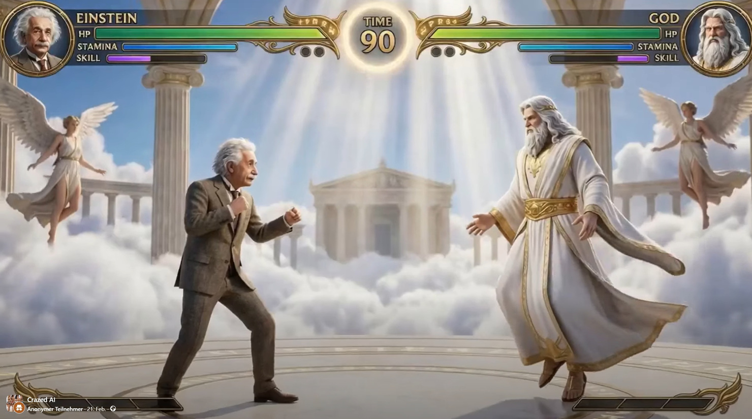 Einstein vs. Gott – Endboss-Level ohne Continue