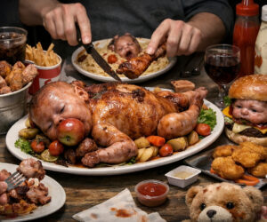 Über Zynismus, Satire und das Ritual der Entmenschlichung: Der kalkulierte Ekel von "kinder-essen.com"