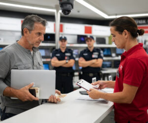 Siopa gyda ID gorfodol: Y cwsmer dan amheuaeth gyffredinol