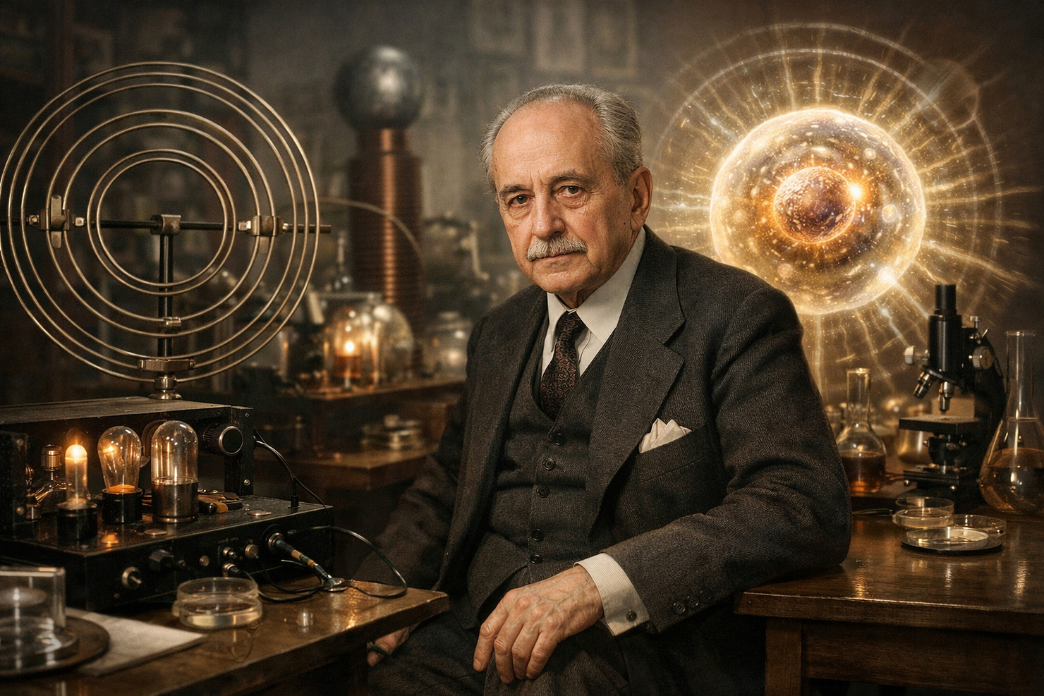 Der Mann, der die Zelle als Antenne sah: Georges Lakhovsky und das vergessene Frequenzfeld | Dravens Tales from the Crypt Der Mann, der die Zelle als Antenne sah: Georges Lakhovsky und das vergessene Frequenzfeld