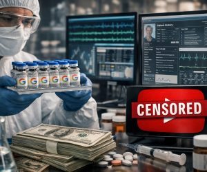 Das grösste Interessengeflecht der Medizingeschichte: Google entwickelt Impfstoffe, verkauft Patientendaten und zensiert die Kritiker