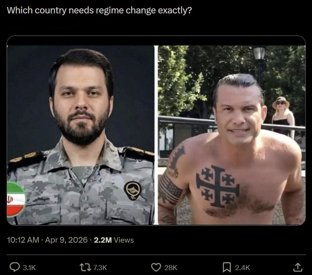 Welches Land braucht eigentlich einen Regimewechsel? Die Mullahs?