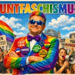 Das Hakenkreuz im Regenbogen-Anstrich