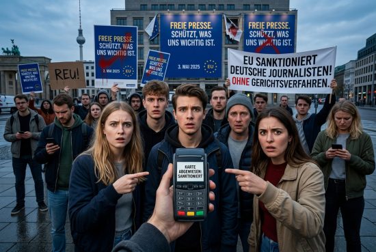 Die EU feiert Pressefreiheit - und sanktioniert, wer sie tatsächlich ausübt