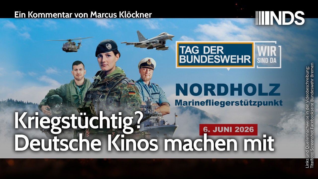 Kriegstüchtig? Deutsche Kinos machen mit | Marcus Klöckner | NDS-Podcast