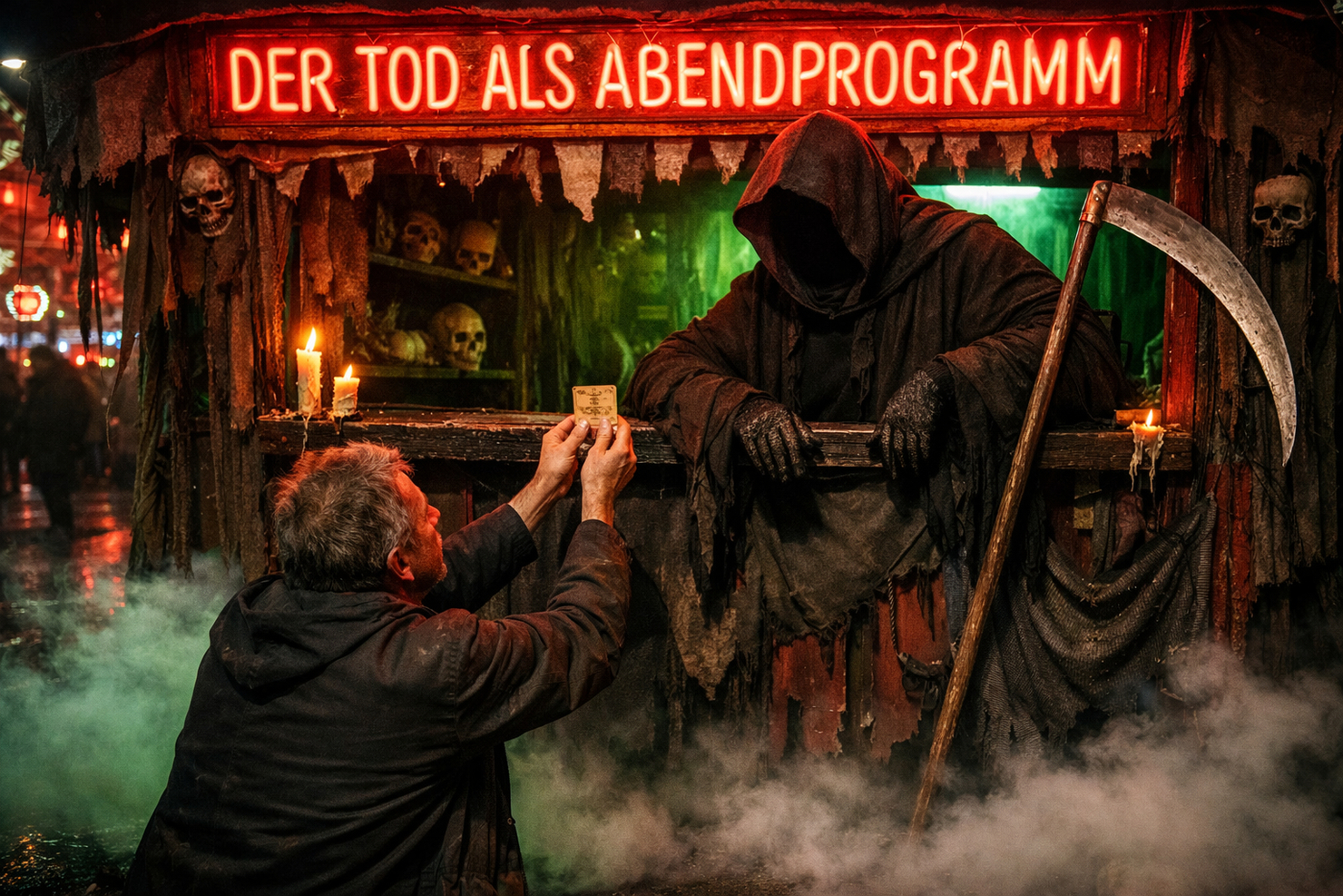 Die geheime Lust an der Angst: Warum wir den Tod heimlich anbetteln