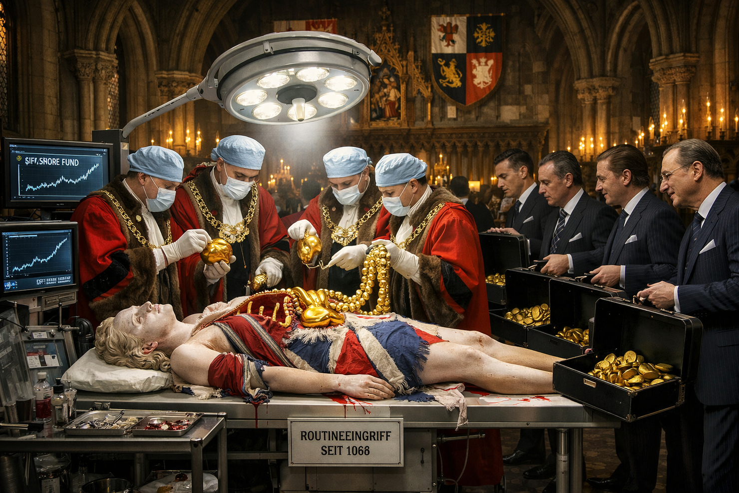 Die City of London ist nicht London: Hehlerei mit Drachenwappen und die Waschmaschine der Welt
