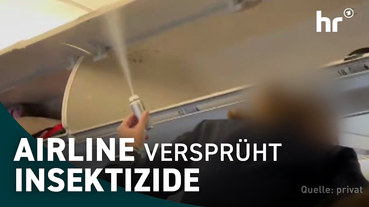 In-Flight-Spraying: Die Insektizid-Dusche, die deine Airline dir verschweigt