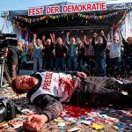 Bunt, fröhlich, blutüberströmt: Das ZDF und sein Fest der Demokratie