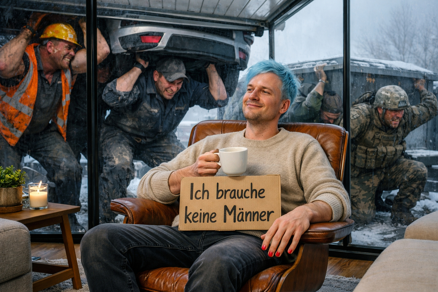 Seit ich Feminist wurde, kann ich übers Wasser gehen – und im Sitzen pinkeln