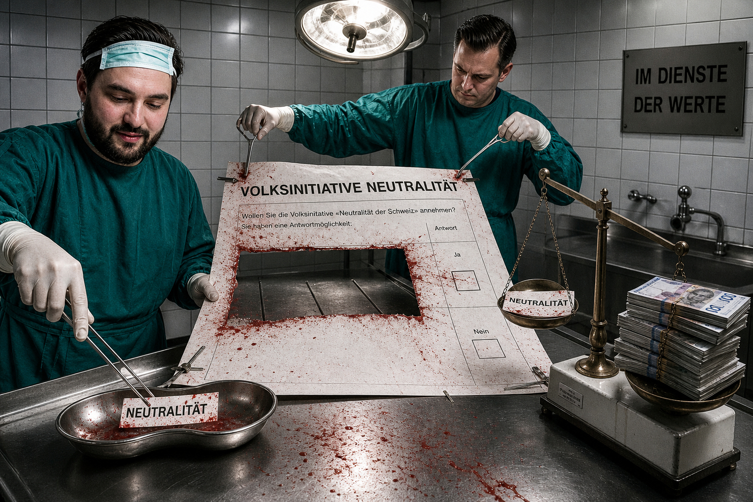 Neutralitätsinitiative: Sie nennen Neutralität Verrat, weil der Krieg ihre Bilanz rettet | Dravens Tales from the Crypt Neutralitätsinitiative: Sie nennen Neutralität Verrat, weil der Krieg ihre Bilanz rettet