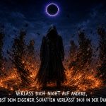 Die Finsternis ist ehrlicher als jedes Licht