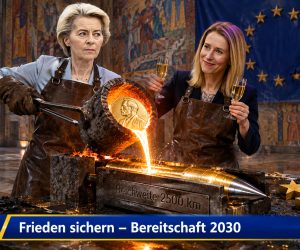 EUdSSR rüstet gegen Russland: 800 Milliarden bis 2030, Kritiker auf der Sanktionsliste