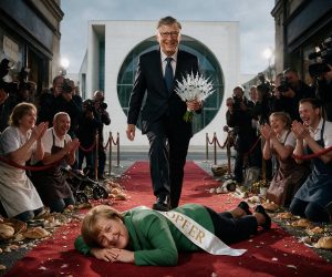 Merkel spielt Gates' Opfer – nachdem sie seiner Impfallianz zehn Jahre die Kasse füllte