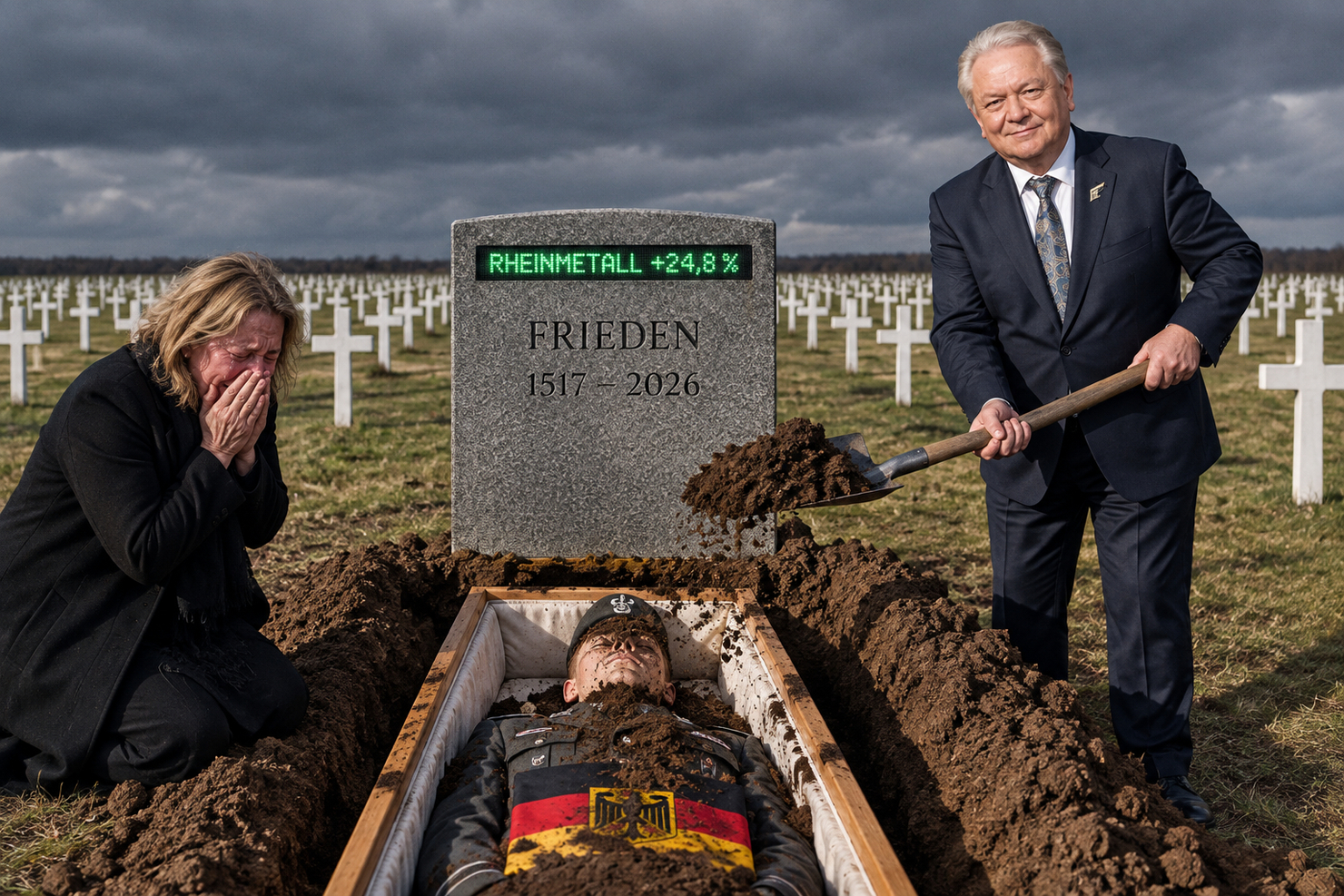 Wie wenige ein ganzes Volk kriegstüchtig reden | Dravens Tales from the Crypt Wie wenige ein ganzes Volk kriegstüchtig reden