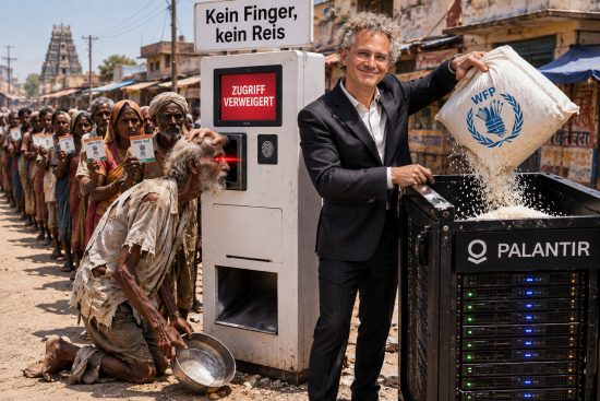 Hunger nach Drehbuch: Kornkammern tot, Irisscanner an