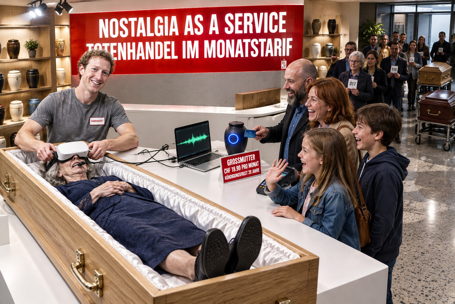 Nostalgia As a Service: Erst Enteignung der Gegenwart, dann Totenhandel im Monatstarif | Dravens Tales from the Crypt Nostalgia As a Service: Erst Enteignung der Gegenwart, dann Totenhandel im Monatstarif