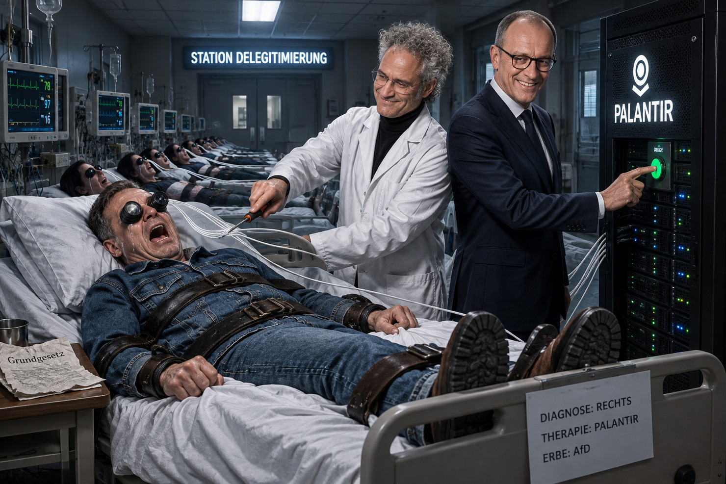Rechts die Diagnose, Palantir die Therapie, AfD der Erbe | Dravens Tales from the Crypt Rechts die Diagnose, Palantir die Therapie, AfD der Erbe
