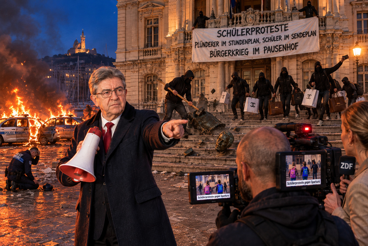 Schülerproteste: Plünderer im Stundenplan, Schüler im Sendeplan, Bürgerkrieg im Pausenhof | Dravens Tales from the Crypt Schülerproteste: Plünderer im Stundenplan, Schüler im Sendeplan, Bürgerkrieg im Pausenhof