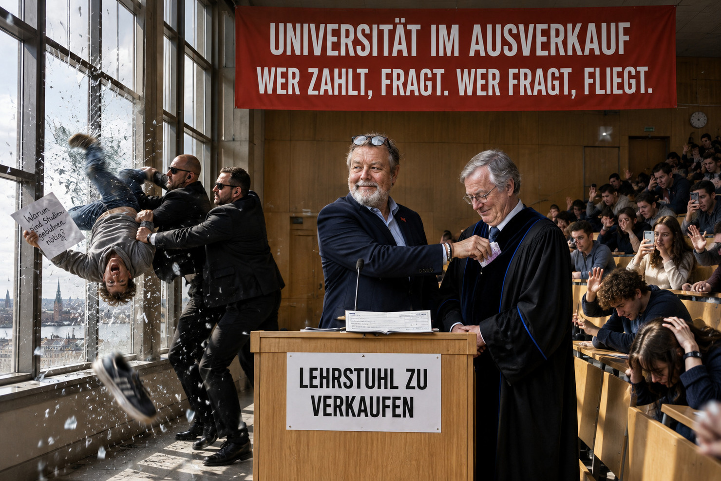 Universität im Ausverkauf: Wer zahlt, fragt. Wer fragt, fliegt. | Dravens Tales from the Crypt Universität im Ausverkauf: Wer zahlt, fragt. Wer fragt, fliegt.