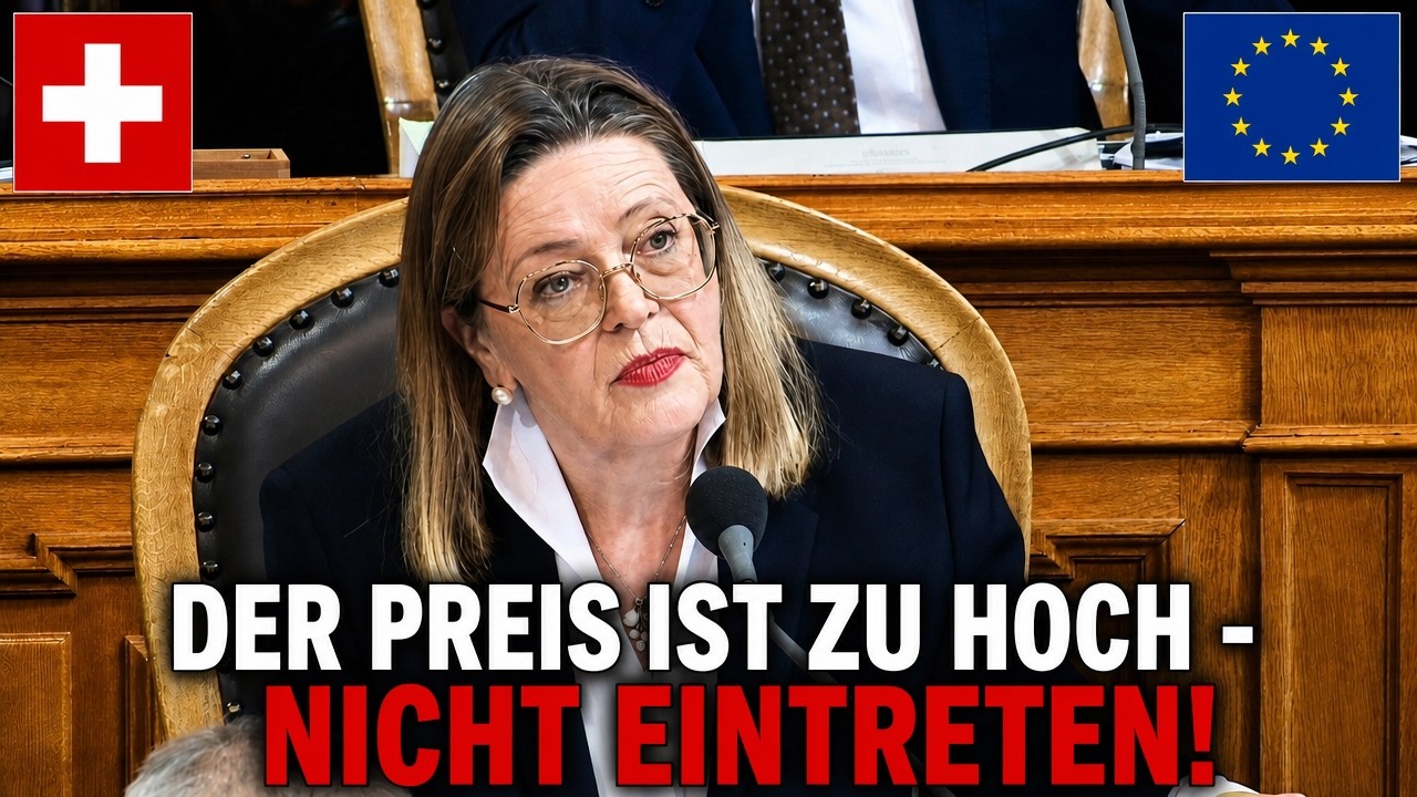 Ständerätin Heidi Zgraggen zerlegt den EU-Vertrag: Fulminante Grundsatzrede im Ständerat
