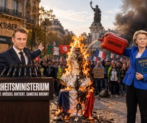 Wahrheitsministerium Frankreich: Élysée lügt, Brüssel diktiert, Samstag brennt