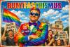 Das Hakenkreuz im Regenbogen-Anstrich